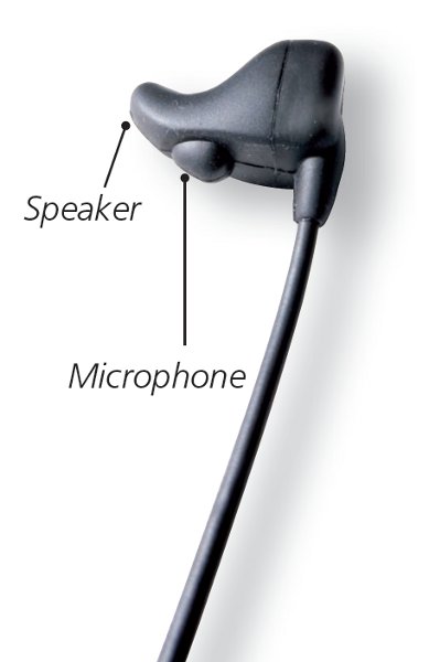 Savox E-C Direct connect ear-microphone with inline Push-To-Talk